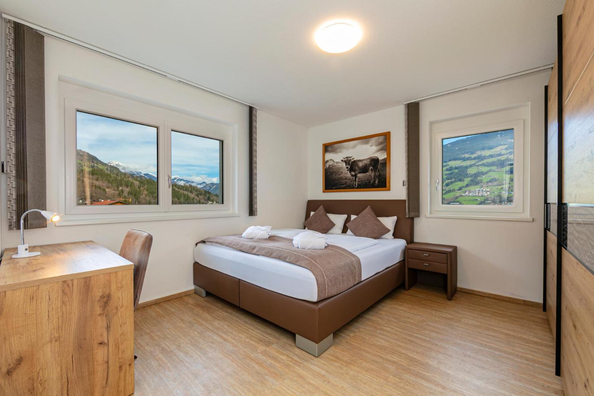 H21 - Modernes Ferienhaus 145Qm, 4Sz, Wellnessbereich Mit Sauna Und Dachterrasse Mit Panoramablick, Kuehlen Und Heizen Mit Geothermie Fügen Εξωτερικό φωτογραφία